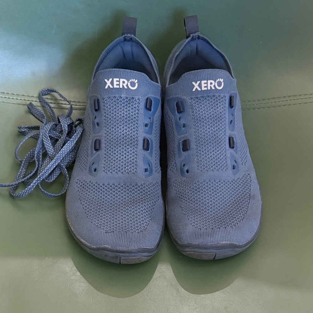 Xero Men's Navy barefoot shoes - nexus knit